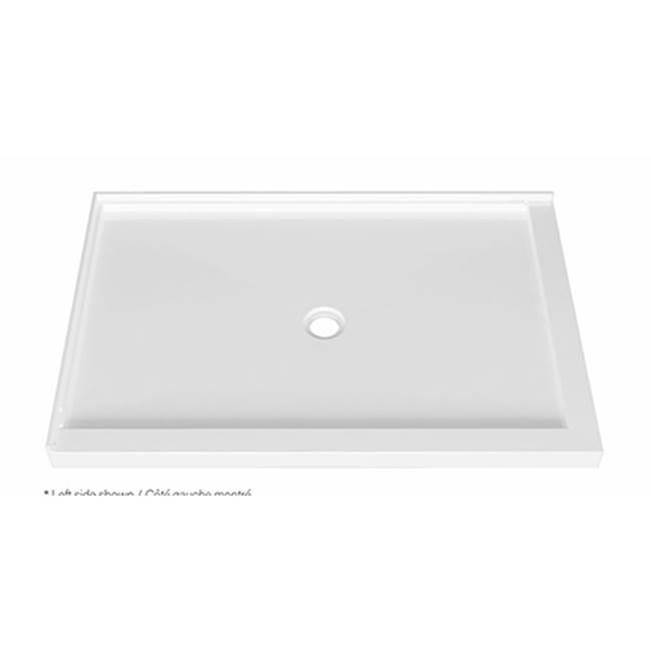 Acryline Shower base rectangular corner 42'' x 36'' leak free, R/H side, central drain