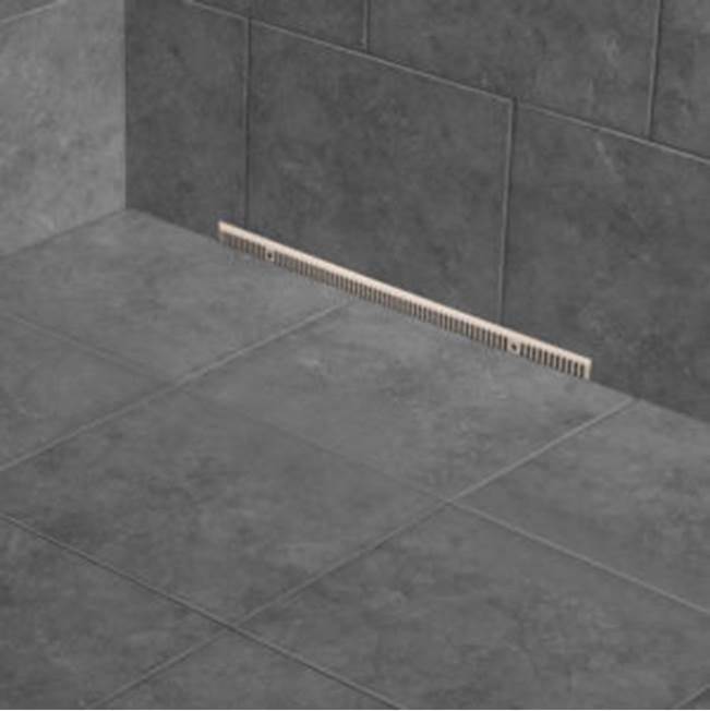 Acryline Wall 24'' stainless steel rough in and 24'' B1 grate kit