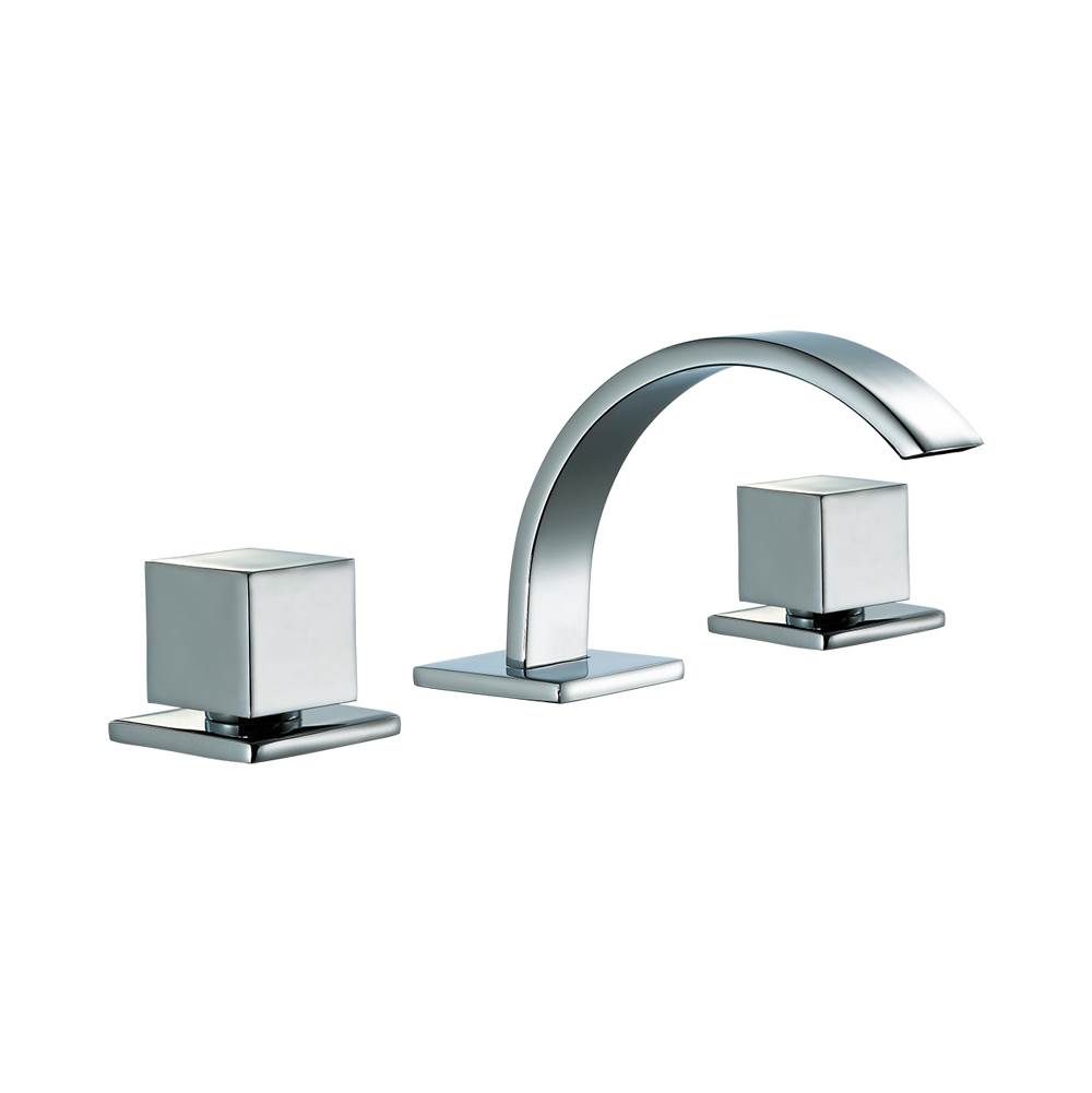 Alfi Trade Polished Chrome Modern Widespread Bathroom Faucet