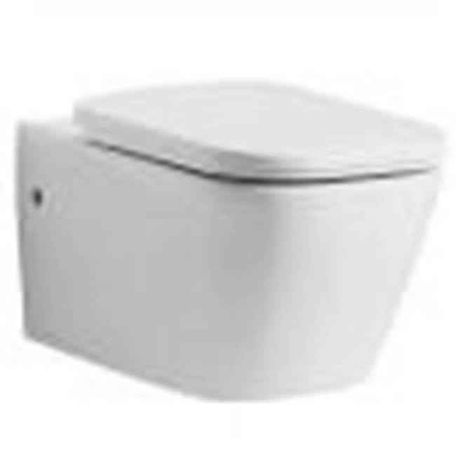 Alfi Trade EAGO 1 White Modern Ceramic Wall Mounted Toilet Bowl