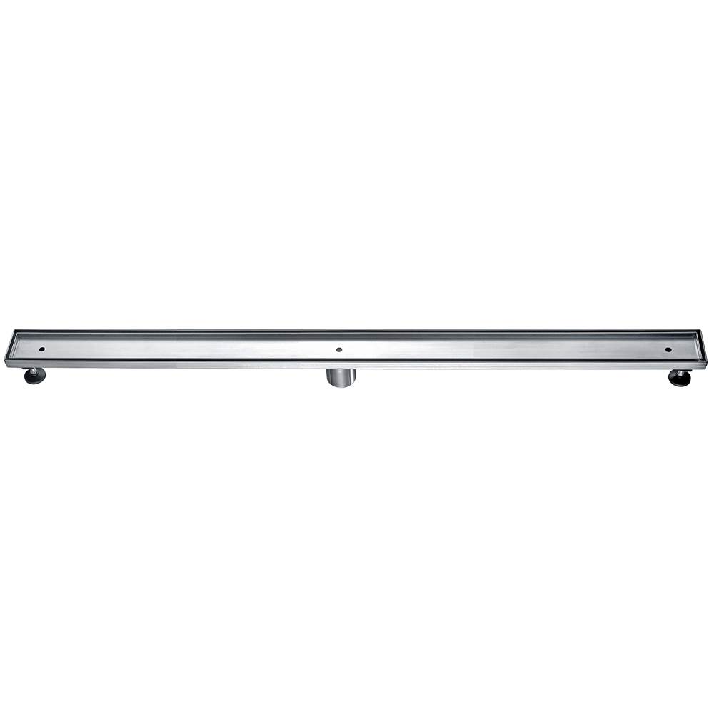 Alfi Trade ALFI brand 47'' Stainless Steel Linear Shower Drain with No Cover