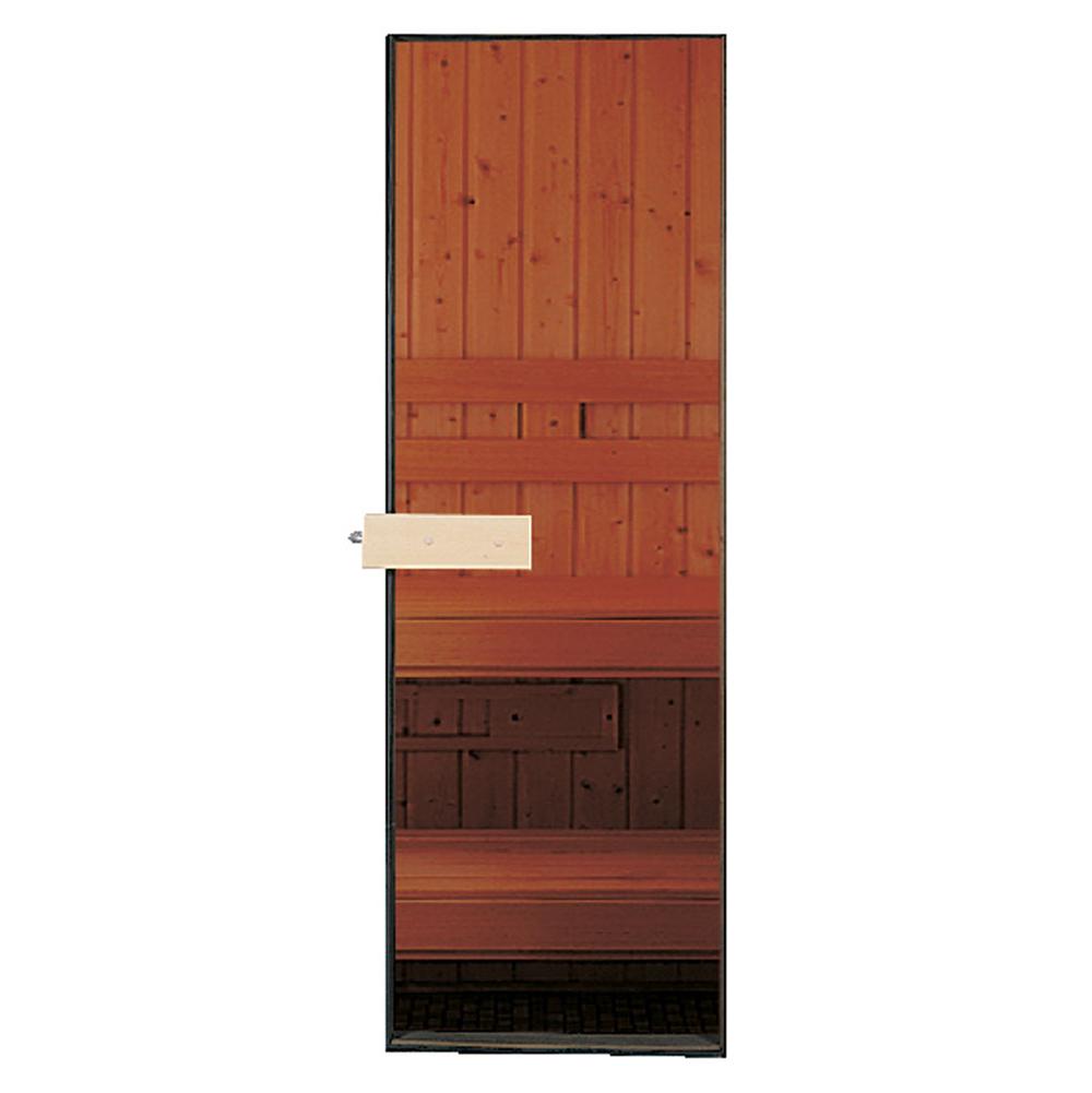Amerec Sauna And Steam AGPR-2472 All Glass Door, RH, 24 x 72 x 8mm, Bronze,