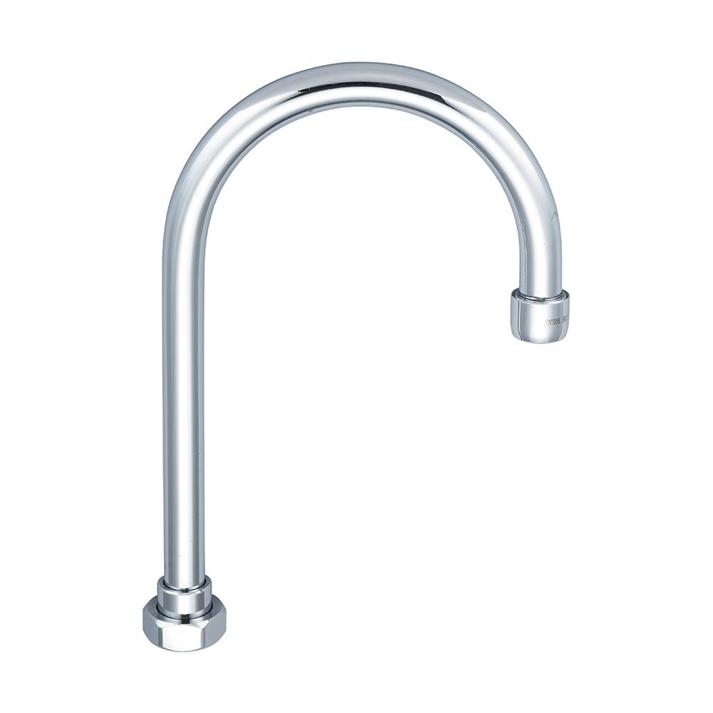 Central Brass Two Handle Faucet-5-1/2'' Rigid Gooseneck Spout W/ Aerator