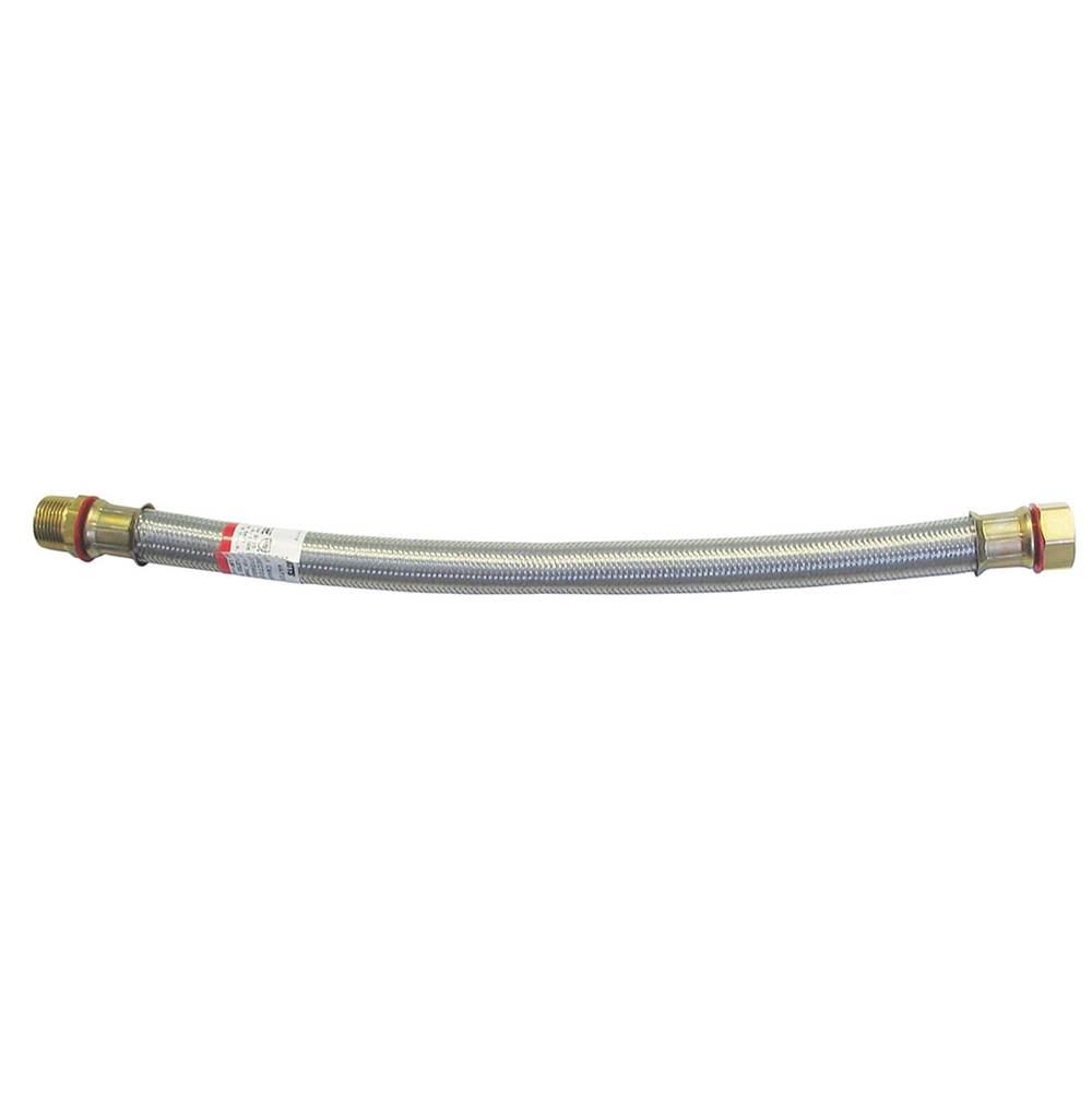 Dormont 1/2 IN ID, 24 IN Long, High psi Water Connector, Uncoated