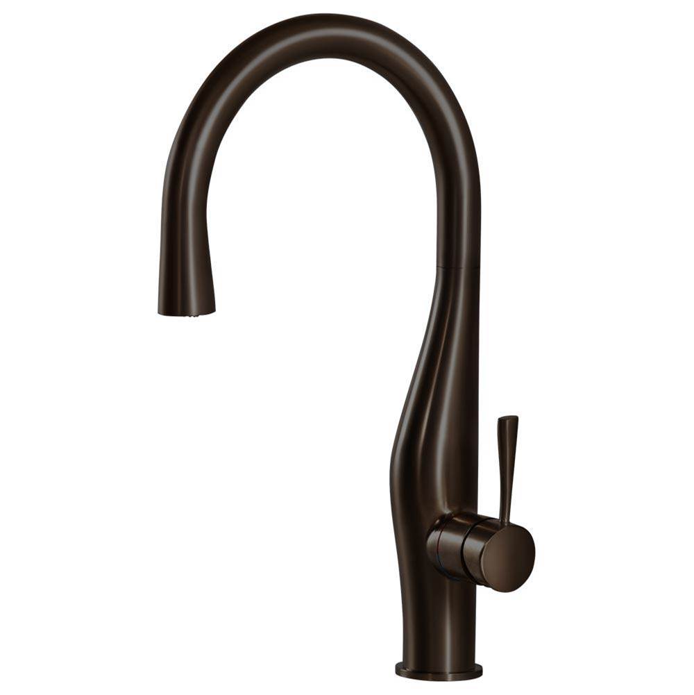 Hamat Dual Function Hidden Pull Down Kitchen Faucet in Oil Rubbed Bronze
