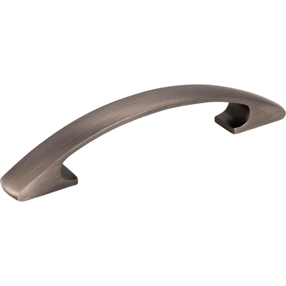 Hardware Resources 96 mm Center-to-Center Brushed Pewter Arched Strickland Cabinet Pull