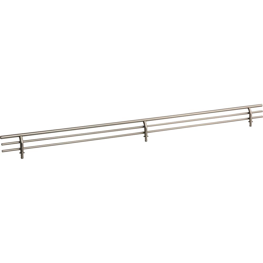 Hardware Resources 23'' Wide Satin Nickel Wire Shoe Fence for Shelving