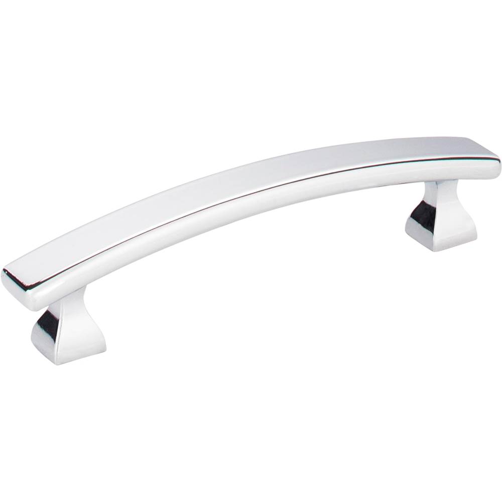 Hardware Resources 96 mm Center-to-Center Polished Chrome Square Hadly Cabinet Pull