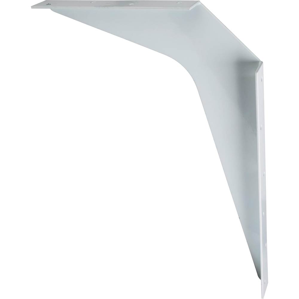 Hardware Resources 15'' x 21'' White Workstation Bracket Sold by the Pair
