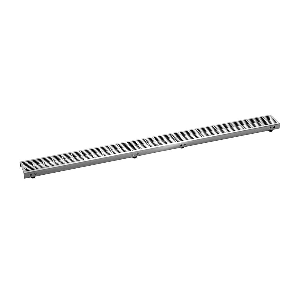 Infinity Drain 48'' Perforated Slotted Pattern Grate for FXIG 65/FFIG 65/FCBIG 65/FCSIG 65/FTIG 65 in Polished Stainless