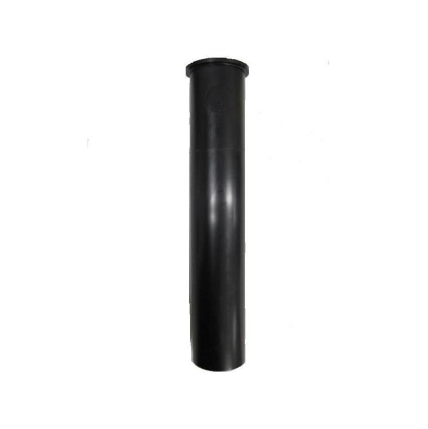JB Products 1-1/2'' x 8'' Flanged Tailpiece Black PP