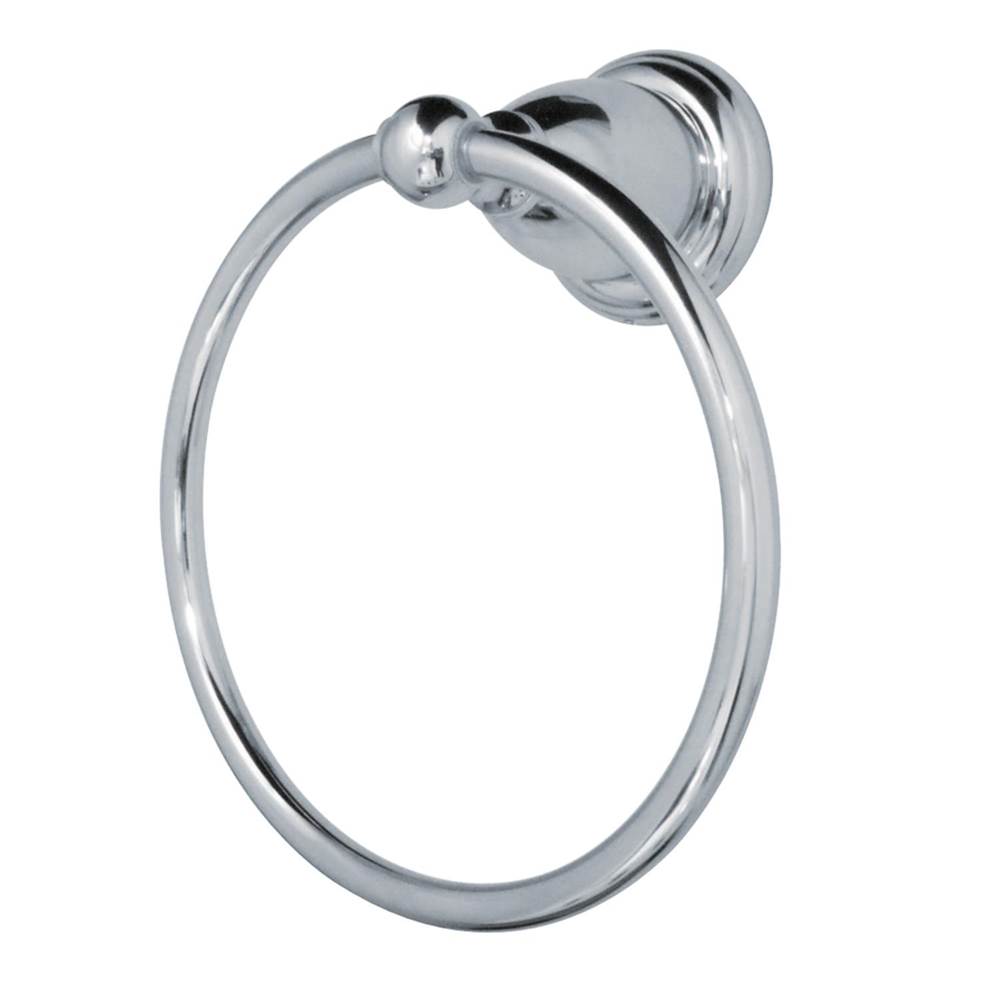 Kingston Brass Heritage 6-Inch Towel Ring, Polished Chrome
