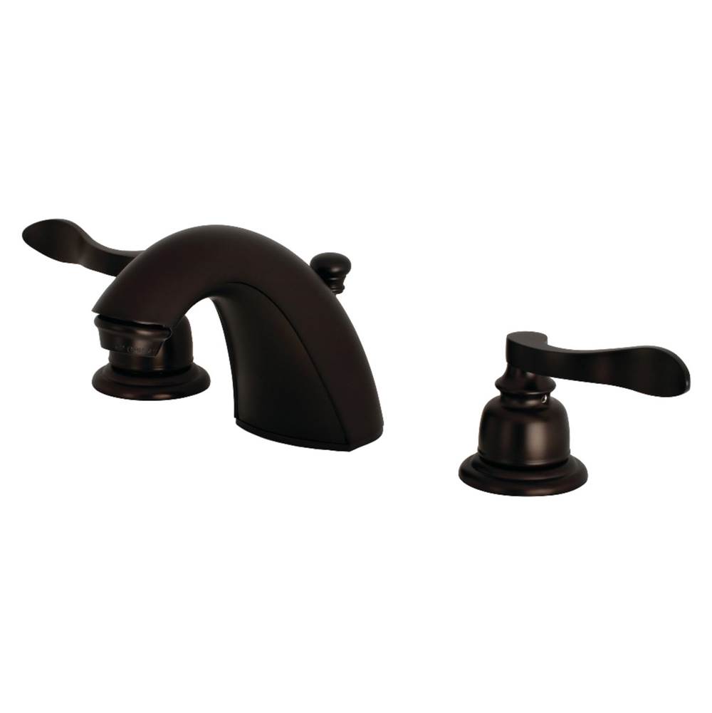 Kingston Brass NuWave French Widespread Bathroom Faucet, Oil Rubbed Bronze