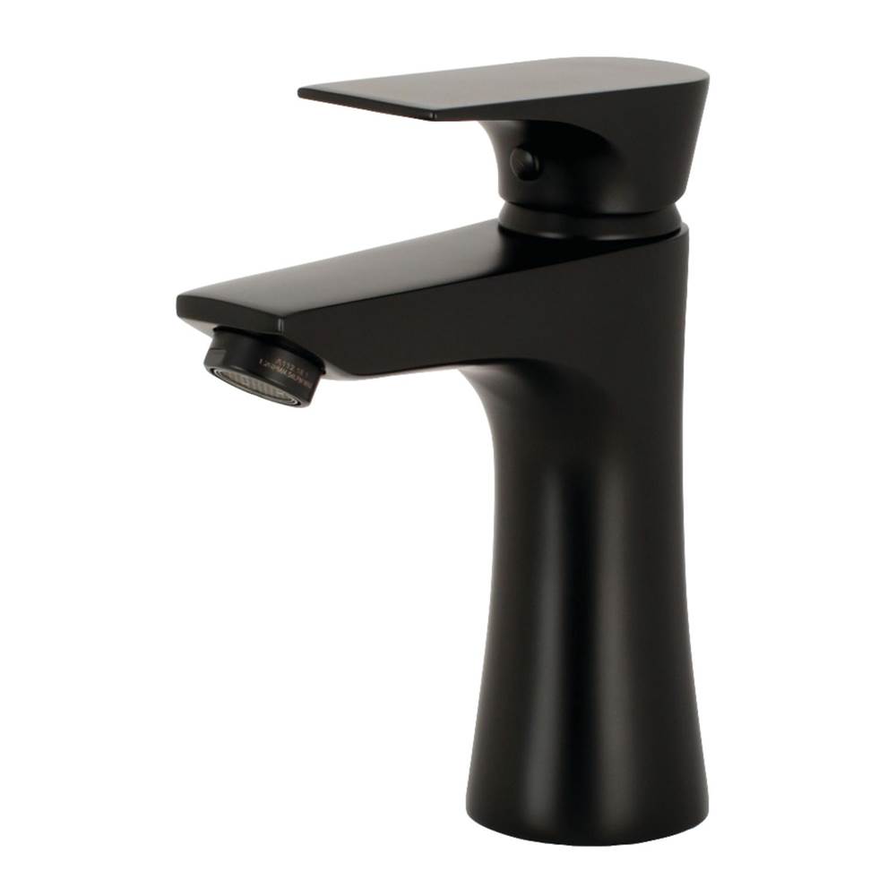 Kingston Brass Single-Handle Bathroom Faucet, Matte Black