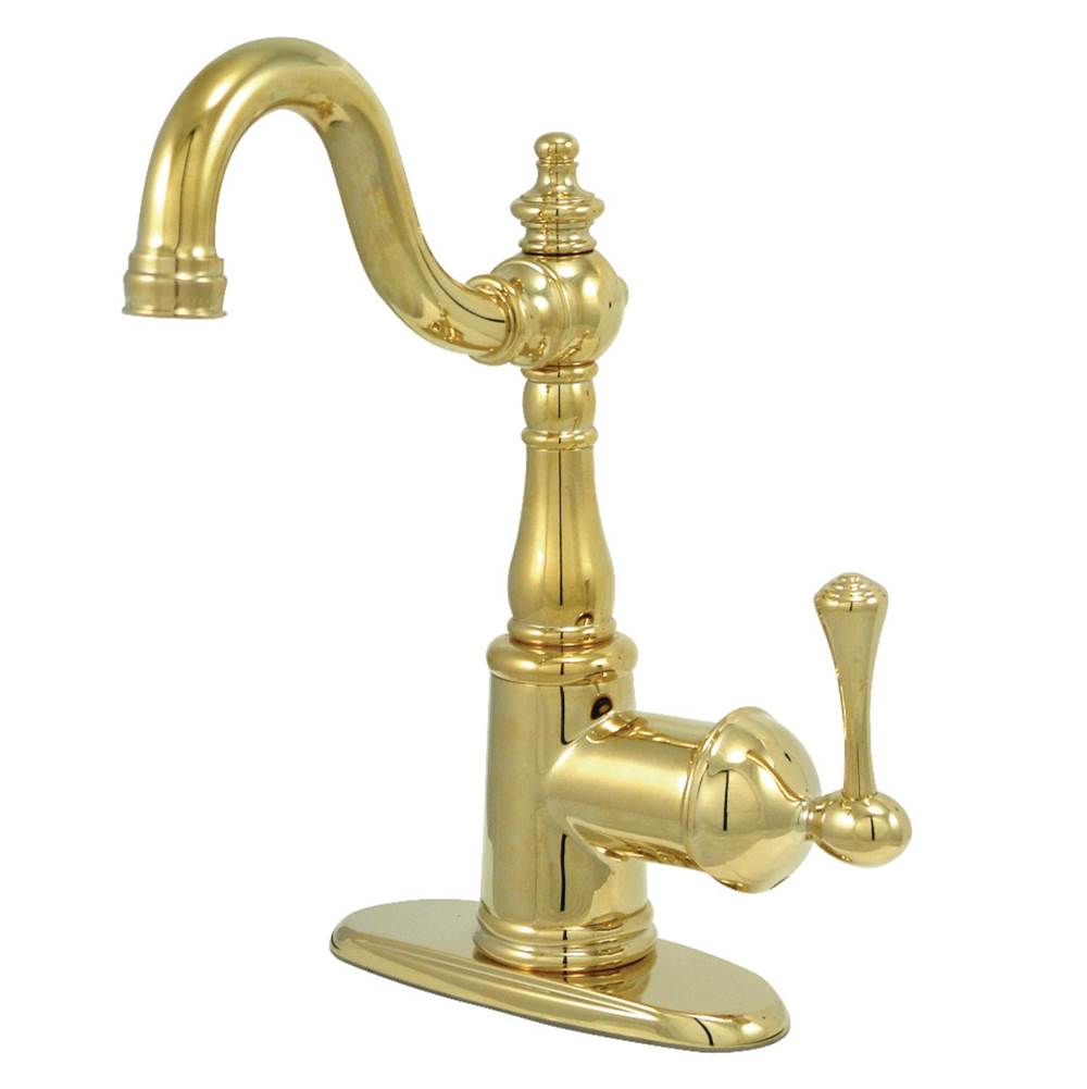Kingston Brass Fauceture Single-Handle Bathroom Faucet, Polished Brass