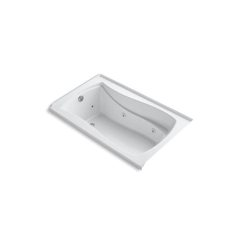Kohler Mariposa® 60'' x 36'' alcove whirlpool with integral flange and left-hand drain