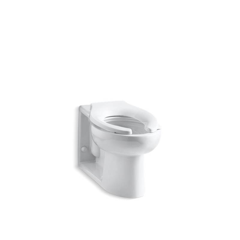 Kohler Anglesey™ Floor-mounted rear spud flushometer bowl