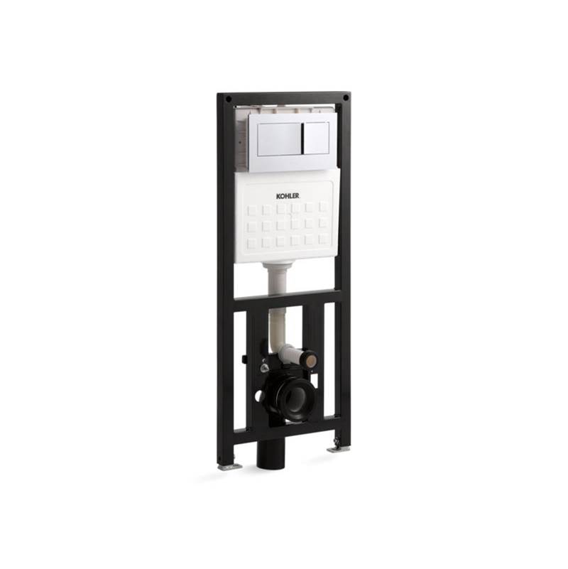 Kohler In-wall tank and carrier system with flush actuator plate for 2''x6'' installations