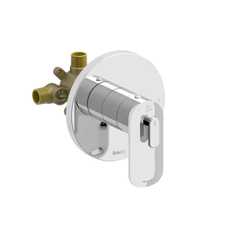 Riobel Pro 2-way no share Type T/P (thermostatic/pressure balance) coaxial complete valve