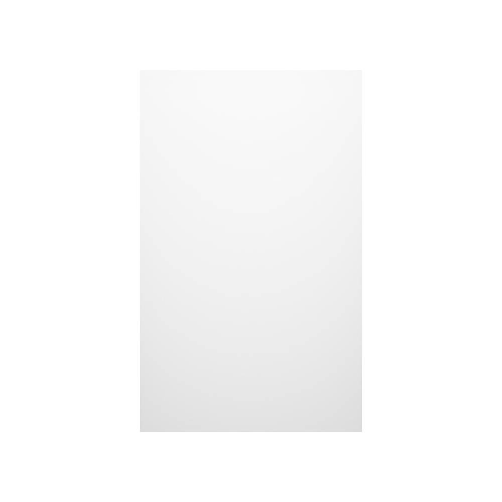 Swan SS-6296-1 62 x 96 Swanstone® Smooth Glue up Bathtub and Shower Single Wall Panel in White