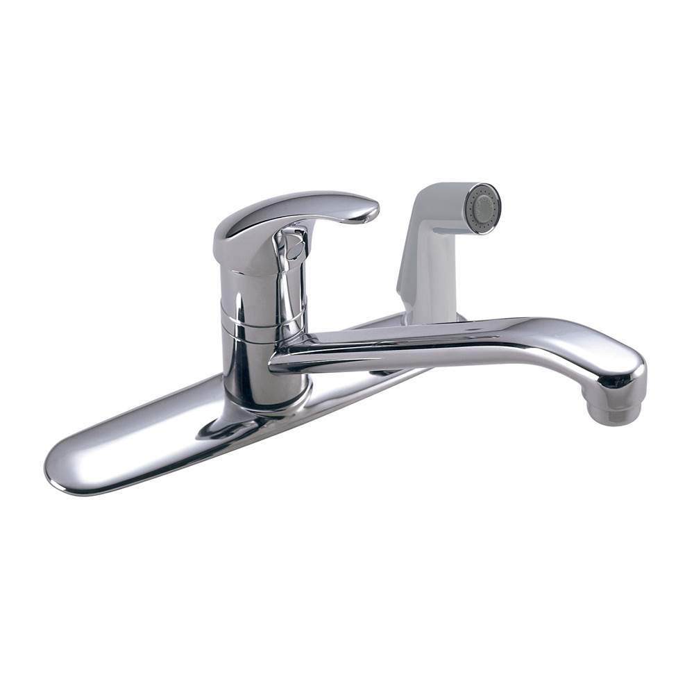 Symmons Origins Single-Handle Kitchen Faucet with Side Sprayer in Polished Chrome (1.5 GPM)