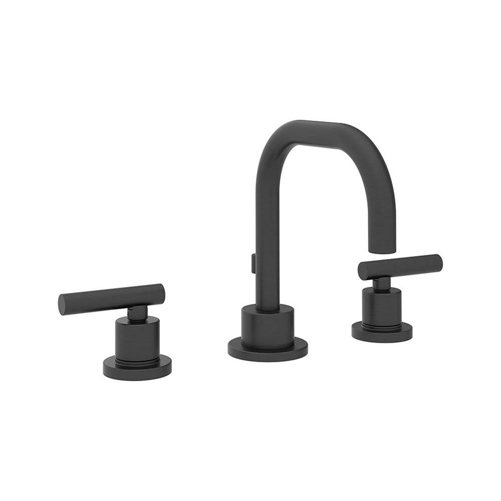 Symmons Dia Widespread 2-Handle Bathroom Faucet with Drain Assembly in Matte Black (1.5 GPM)