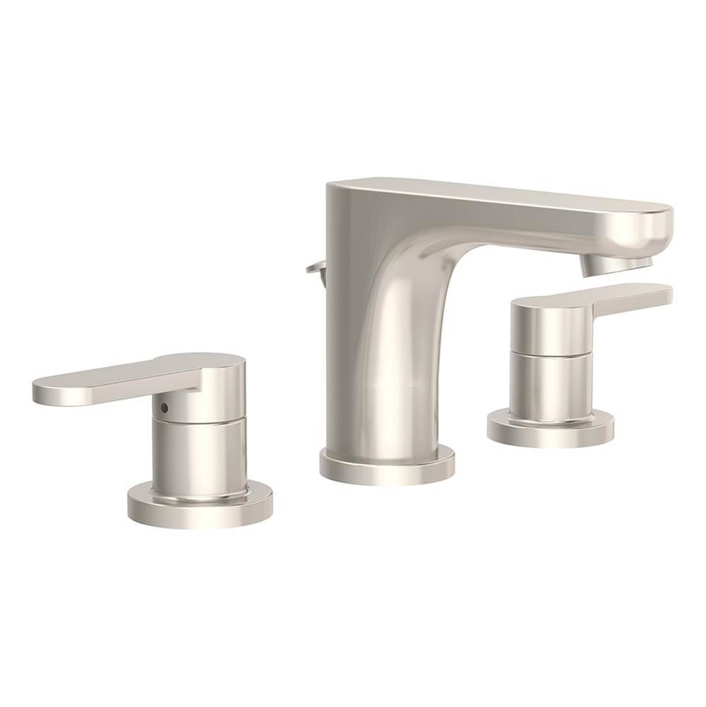 Symmons Identity Widespread 2-Handle Bathroom Faucet with Drain Assembly in Satin Nickel (1.5 GPM)