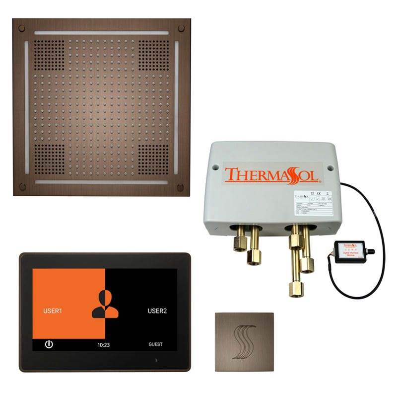 ThermaSol The Total Wellness Hydrovive Package with 10'' ThermaTouch  Square